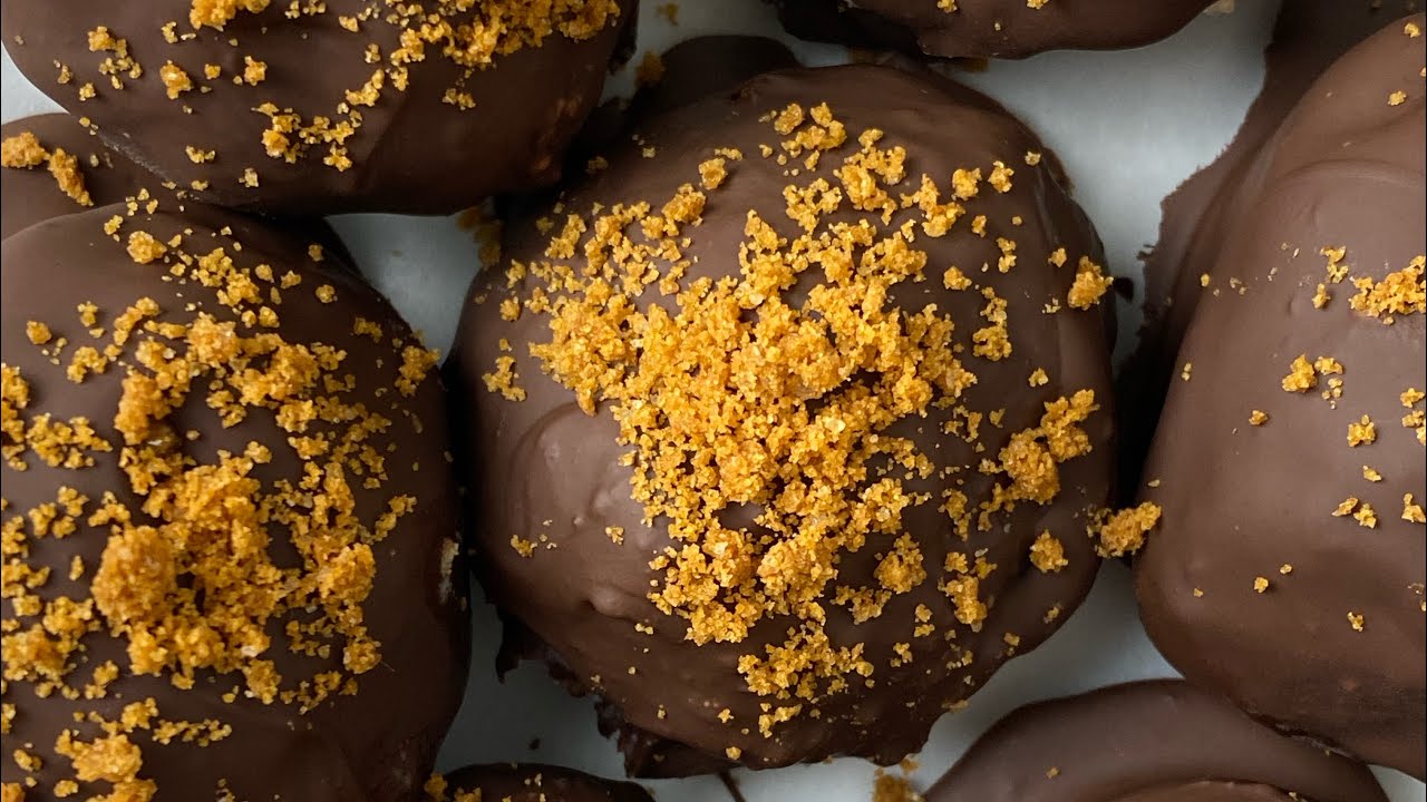 Easy, High Protein Snack Idea Chocolate Covered Cottage Cheese Balls