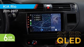 Kia Rio 2011-2017 6 Gb Ram Qled Ekran Kablosuz Carplay Android Multimedya Navigasyon Comwegen