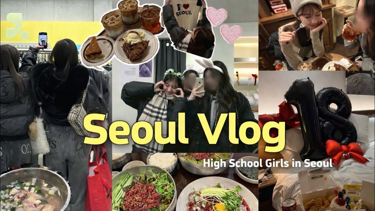 【韓国Vlog🇰🇷】JKの韓国旅✈️ グルメ/ショッピング/カフェ🎀