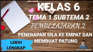 KELAS 6 TEMA 1 SUB TEMA 2 PEMBELAJARAN 2