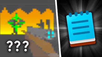 I Made a Game using Notepad... (it’s a bad idea)