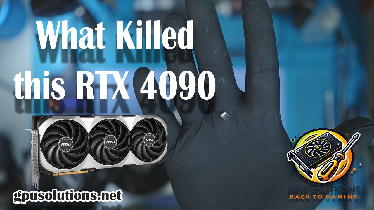 MSI Ventus RTX 4090 - GPU Repair - YouTube