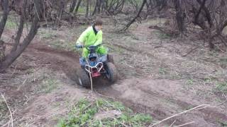 Apache 100cc quad hull climb