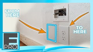 Moving an Electrical Outlet TO CODE