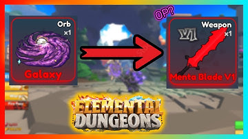 Menta Blade V1 Showcase | Is It Secretly OP? | Elemental Dungeons