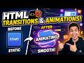 Transitions & Animations Using Vanilla CSS