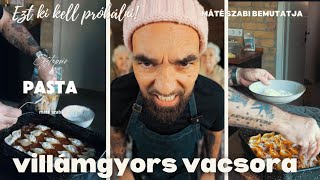 A Leggyorsabb Vacsora Töltött Kagylótészta Egy Tepsiben