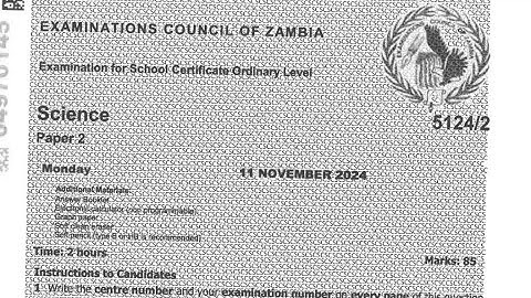 2024 INTERNAL SCIENCE PAPER 2 || CHEMISTRY|| SECTION B FULLY ANSWERED