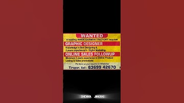 tirupur job vacancy 19-10-2025 #tirupur #jobvacancy #video #tamil #trendingshorts