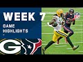 Packers vs. Texans Week 7 Highlights | NFL 2020