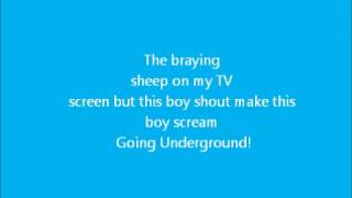 The Jam Going Underground Lyrics