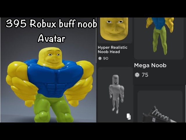 Pixilart - Roblox Noob Muscles by AquaSense