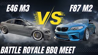 E46 M3 vs F87 M2 Battle Royale BBQ Meet