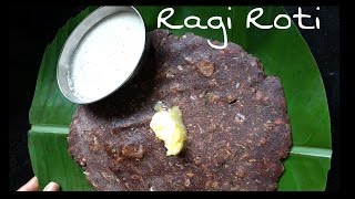 Soft Ragi Roti recipe, finger millets roti, how to make roti recipe screenshot 2