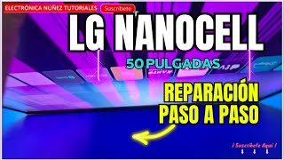 Cómo reparar líneas rojas Y blancas en panel LG 4K NanoCell – Diagnóstico y reparación paso a paso
