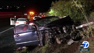 Wrong-way driver allegedly causes multi-car crash on 101 Fwy in Camarillo