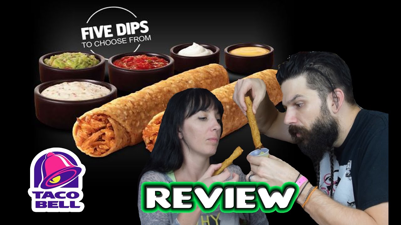 Taco Bell® Rolled Chicken Tacos REVIEW YouTube