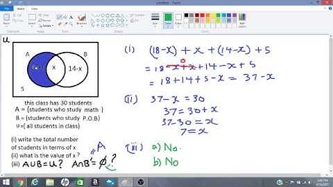 sample question 2 on sets