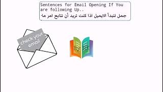 ways to write email طريقة كتابة ايميل  #email #learn #formal #business #English #vocabulary #phrases