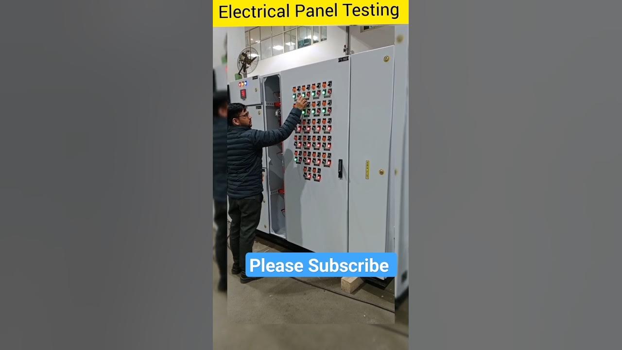 Electrical Control Panel Board Testing Work Under Process electrical electrical-control-panel-board-testing-work-under-process-electrical