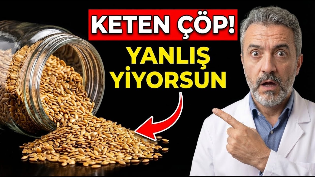 KETEN TOHUMU BÖYLE YENİR: 30 SANİYEDE MUCİZE