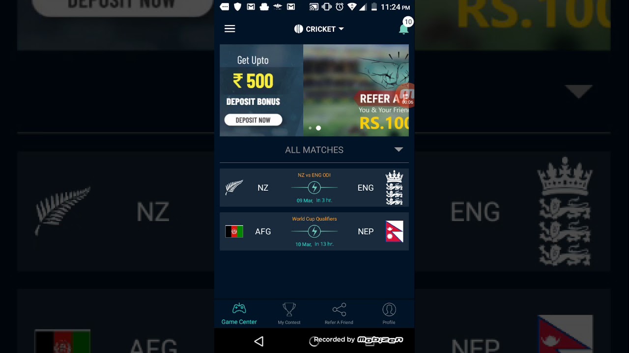 Fanfight fantasy app