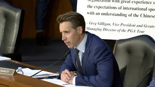Senator Hawley Sounds Alarm On PGA's Business Dealings With Chinese Government