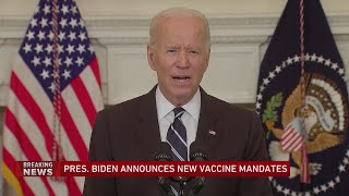 Biden announces sweeping new vaccine, testing mandates for 100 million Americans