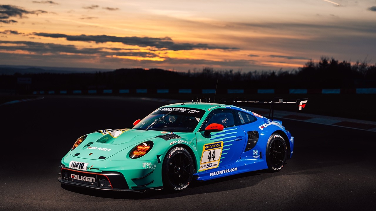 Live Onboard Falken Porsche #44 - NLS 3