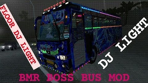 NEW BMR BOSS BUS MOD FOR BUSSID | #BMR_BUS_MODS #TOURISTBUSMODS #runwaylivery #teamtvzofficial#klmod