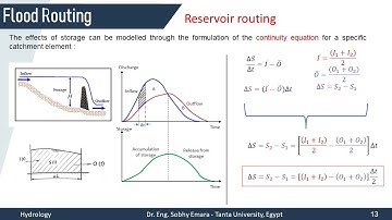 Lecture No.8: Flood Routing