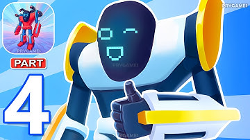 Mechangelion Robot Fighting - Gameplay Walkthrough Part 4 MiniGun Unlocked (Android, iOS)