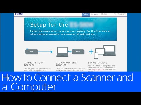 How to Connect a Scanner and a Computer