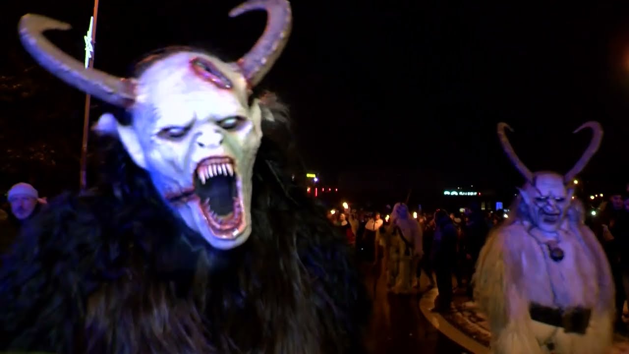 Krampusáci - čerti z Krkonoš v Přerově