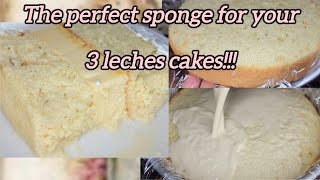 Sponge Cake Pan esponja #recipe #besodeangel #3leches