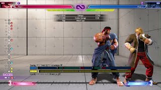 Ryu Meaty Overhead Setup and Corner Combo