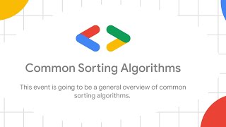 Data Structures & Algorithms: Common Sorting Algorithms