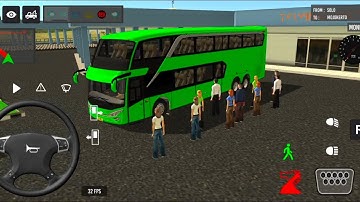 Indonesia Coach bus driving | Euro bus simulator 2025 Android gameplay part 103