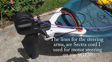 Adding a rudder as a skeg to a kayak