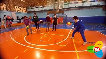 Dribbling game for development of manipulation or object control skills of children #physed