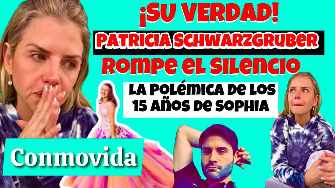 PATRICIA SCHWARZGRUBER ROMPE EL SILENCIO EN POLEMICA POR CELEBRACION DE 15 AÑOS JONATHAN MONTENEGRO