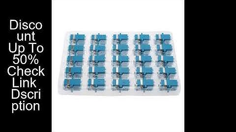 25/50/100/200Pcs LC UPC Duplex single-mode Fiber optic Adapter LC APC Optical fiber coupler LC UPC F