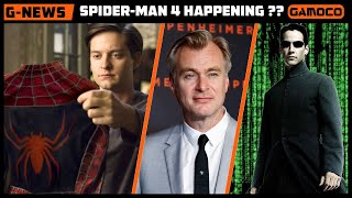 G-News - Spider-Man 4 In Development ?? Nolan's Knighthood, Matrix 5 & More !! | @GamocoHindi