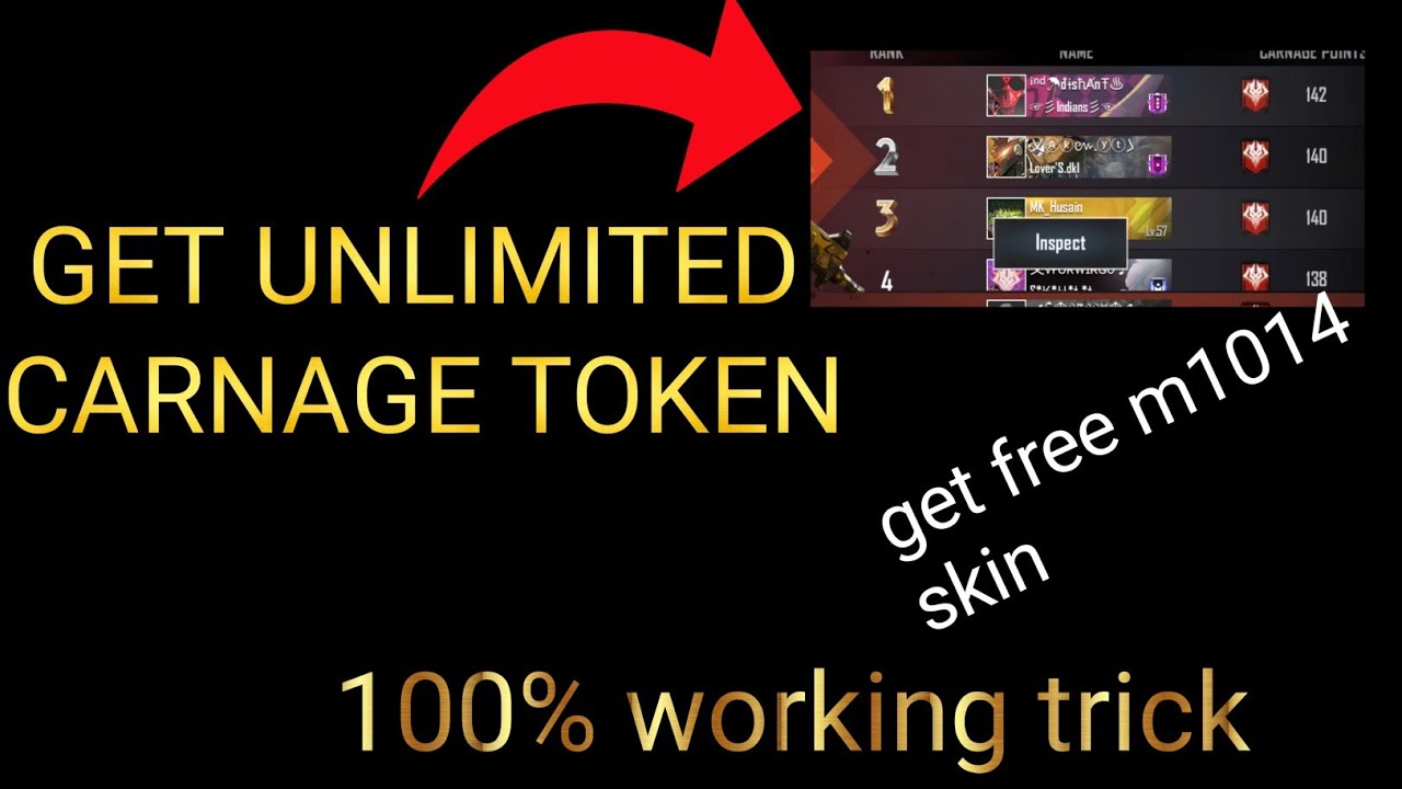 How to get unlimited carnage tokens// carnage points ||trics/tips||SAMURAI