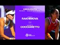 Kamilla Rakhimova vs. Elisabetta Cocciaretto | 2024 Rabat Quarterfinal | WTA Match Highlights