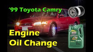 Changing Engine Oil 91-02 Toyota Camry 2.2L