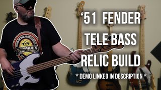 51 Tele bass build | DIY | bass guitar | demo linked to hear it in action