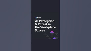 Q4 AI Perception & Threat in the Workplace Survey: Bijna de helft van de taken kan worden vervang...