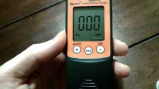 How to calibrate  CM8801FN coating thickness gauge