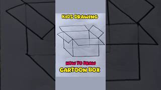 How to Draw Cartoon Box #drawing #youtubeshorts #art #shortsfeed #easydrawing #stepbystep #easydraw